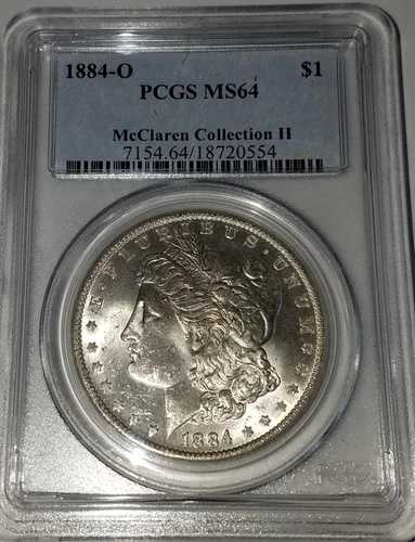 1884-O モルガン・ダラー | PCGS MS64 | 銀貨 1ドル | ニューオーリンズ