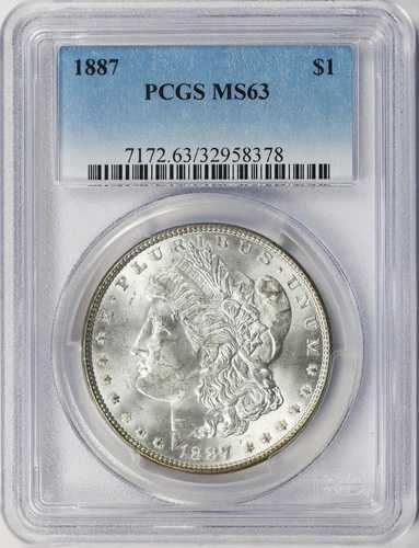 1887年 1ドル モルガン・ダラー PCGS MS63