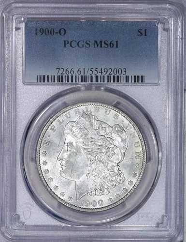 1900-O モーガン シルバー ダラー $1 PCGS MS62 - 派手で光沢があります!