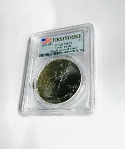 2022年 (W) 1ドル アメリカン シルバー イーグル PCGS MS69 ファースト ストライク