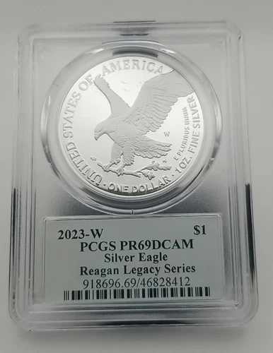 2023年 W シルバーイーグルドル PCGS PR69DCAM - レーガンレガシーシリーズ #0644 45,540円
