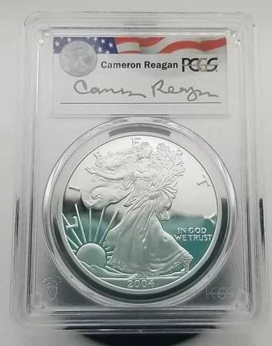 2004-W シルバーイーグルドル PR69DCAM PCGS レーガンレガシーシリーズ #0519