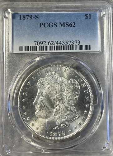 1879-S PCGS MS62 モルガン銀貨 45,540円
