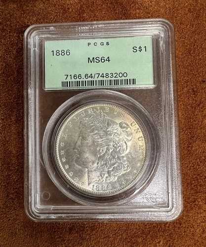 1886年 PCGS MS64 モルガン銀貨