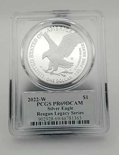 2022年 W シルバーイーグルドル PCGS PR69DCAM - レーガンレガシーシリーズ #0611