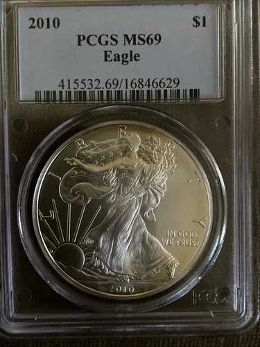 2010 シルバーイーグル PCGS MS69