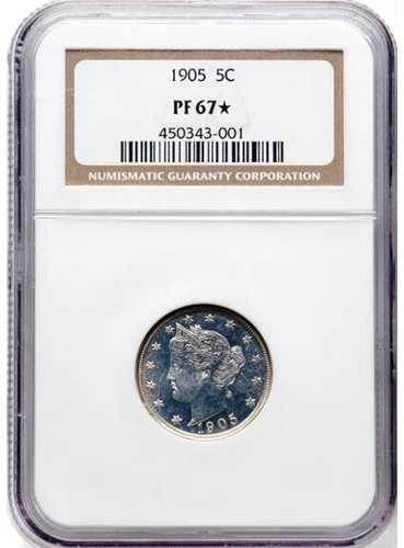 1905 5C PR67 スター、NGC。