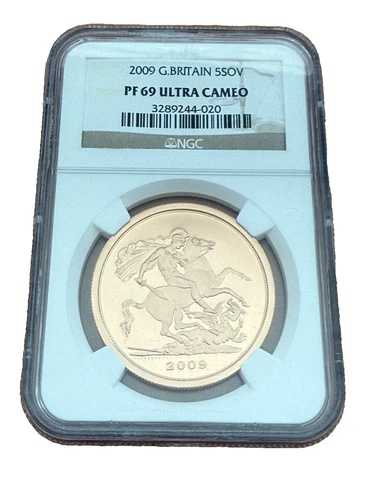 イギリス 2009年 5ポンド金貨 ソブリン金貨 NGC PF69UC