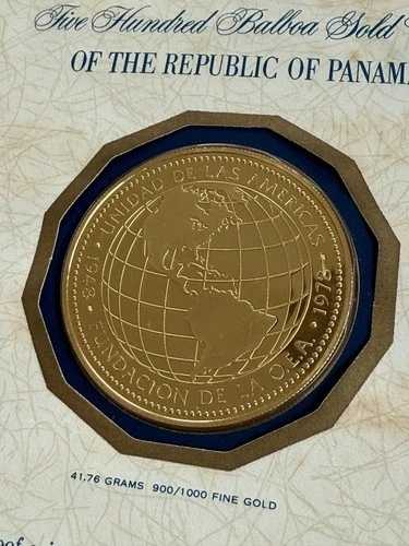 パナマ - 1978年 - 500バルボア - OAS30周年記念 - 鋳造初日 -｜WORLD RESOURCE【QUEEN店】