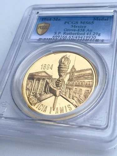 メキシコ - 1964年 - チャミザルの帰還 - 金メダル - PCGS MS65-｜WORLD RESOURCE【QUEEN店】