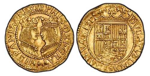 NETH. Overyssel. (1590-1593) ND-(城) AV 模造ドゥカット。PCGS AU58. Fr.-262