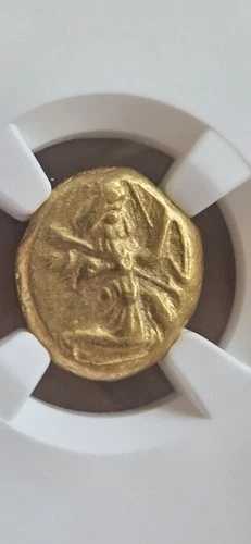 古代アケメネス朝英雄王AVダリックの金貨、紀元前400年頃 - NGCチョイス XF (EF)
