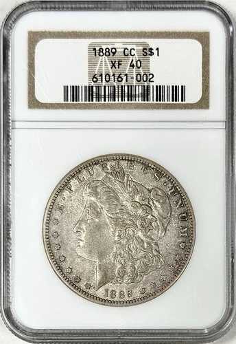 1889 CC モーガン シルバー ドル NGC XF40 キー デート カーソン シティ|WORLD RESOURCE【QUEEN店】