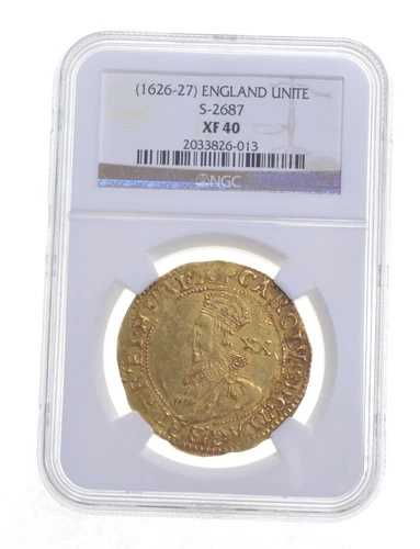 XF40 (1626-27) イングランド・ユニオン - S-2687 - グレーディング NGC *5208
