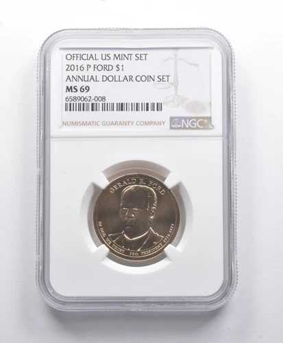 MS69 2016-P ジェラルド・R・フォード大統領記念ドル硬貨セット NGC *8802|WORLD RESOURCE【QUEEN店】