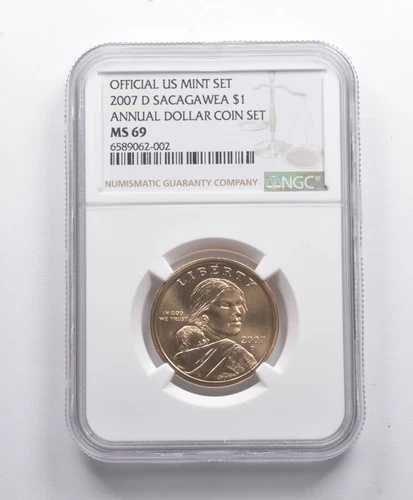MS69 2007-D サカガウィア・ダラー 年次ドルコインセット NGC *8730｜WORLD RESOURCE【QUEEN店】