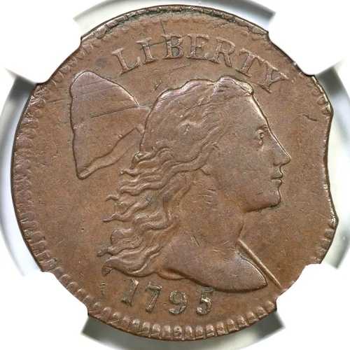 1795 S-78 R-1 NGC AU 53 5% クリップ リバティ キャップ ラージ セント コイン 1セント|WORLD RESOURCE【QUEEN店】