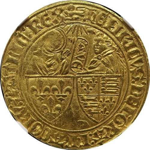 1422-50 フランス 金彩 ヘンリー6世 MS 61 NGC|WORLD RESOURCE【QUEEN店】