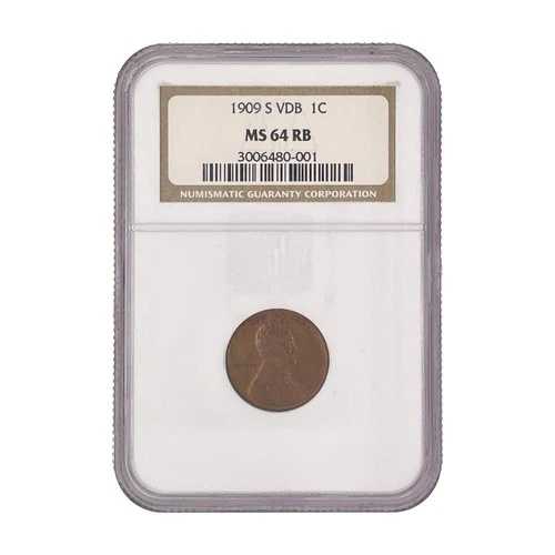NGC MS64 RB 1909-S VBD リンカーン・ウィート・ペニー 1セントコイン|WORLD RESOURCE【QUEEN店】