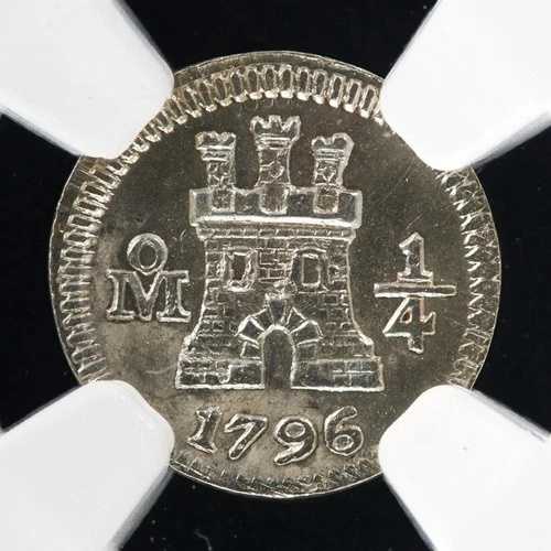 スペイン メキシコ クォーター リアル 1/4 R シルバー マネーコイン 1796 NGC ミント品質|WORLD RESOURCE【QUEEN店】