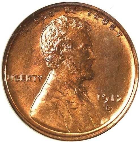 1912-S 1C MS66RB NGC - 完全オリジナル リンカーン セント|WORLD RESOURCE【QUEEN店】