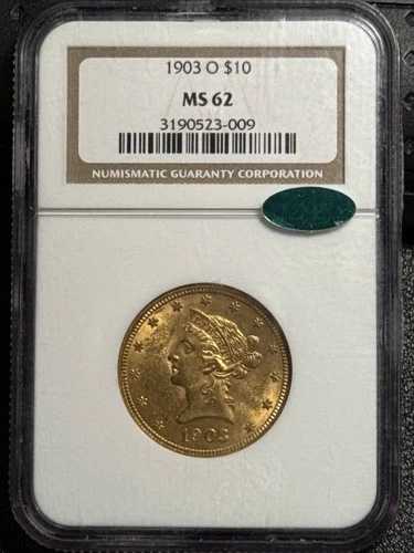 1903 O ゴールド イーグルス リバティヘッド NGC MS-62 CAC|WORLD RESOURCE【QUEEN店】