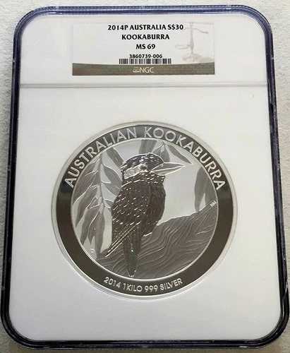 2014 P シルバー オーストラリア $30 ドル クッカブラ キロ コイン NGC ミント ステート 69|WORLD RESOURCE【QUEEN店】
