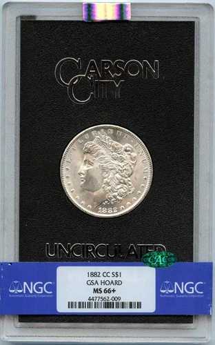 1882-CC モルガン・ダラー GSA ホード S$1 NGC MS66+ (CAC)｜WORLD RESOURCE【QUEEN店】