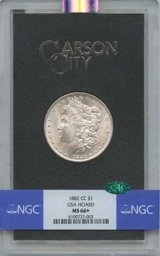 1882-CC モルガン・ダラー GSA ホード S$1 NGC MS66+ CAC|WORLD RESOURCE【QUEEN店】