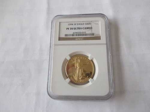 1994-W 25ドル ハーフオンス アメリカンイーグル金貨 NGC プルーフ 70 UC