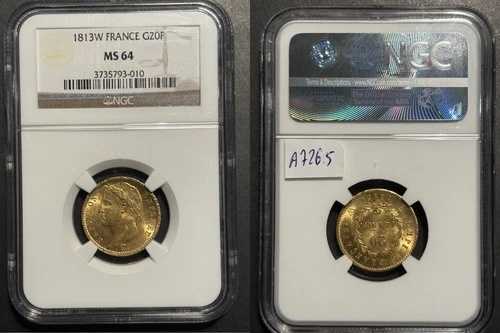 フランス - ナポレオン3世 - 20フラン 1813年 リール - NGC MS64-