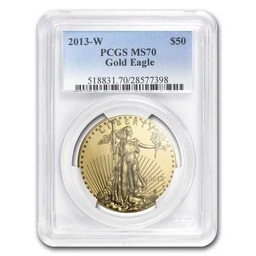 2013-W 1オンス バーニッシュド ゴールド イーグル MS/SP-70 PCGS