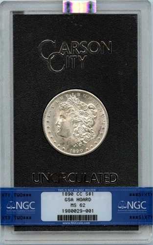 1890-CC モルガン・ダラー GSA ホード S$1 NGC MS62｜WORLD RESOURCE【QUEEN店】