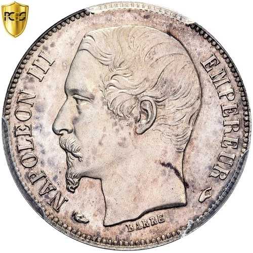 [#489674] コイン、フランス、ナポレオン 3 世、50 サンタイム、1853 年、パリ、エプルーヴ グロッセ｜WORLD RESOURCE【QUEEN店】