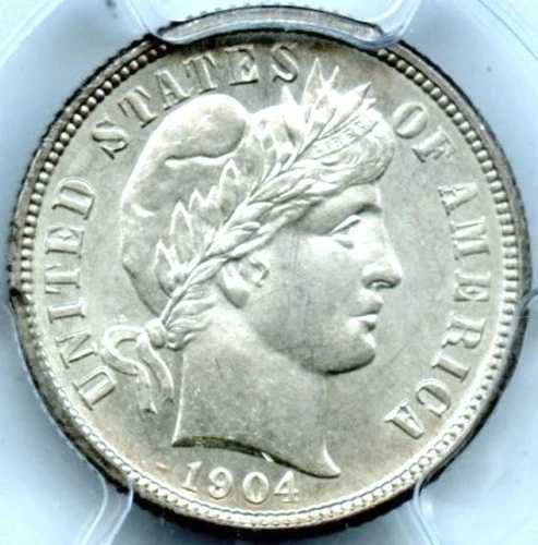 1904-S バーバー ダイム、PCGS MS65、CAC 承認、キー デート登録コイン!****｜WORLD RESOURCE【QUEEN店】
