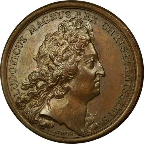 [#710773] フランス、勲章、ルイ 14 世、Les Conqu?tes du Roi de 1643 ? 1697、1697、M