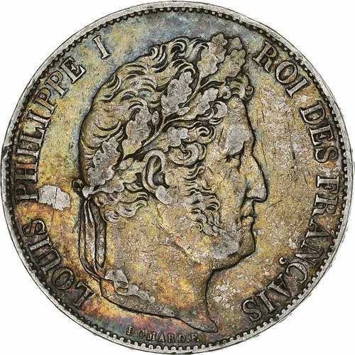 [#1116458] フランス、ルイ フィリップ、5 フラン、1848 年、パリ、銀、AU(50-53)、ガド