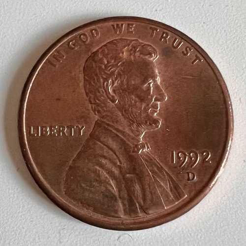 ダブルダイ 1992年 表面ペニー | 非常に良好な状態 | 米国コイン