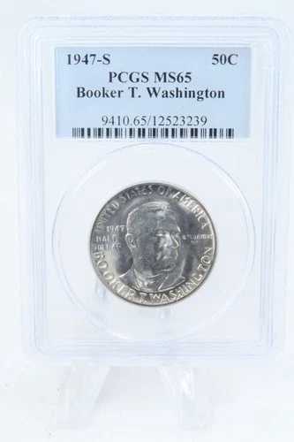 1947-S PCGS MS65 ブッカー・T・ワシントン クラシック記念ハーフドル 50セント｜WORLD RESOURCE【QUEEN店】 42,185円