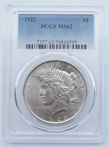 1922年 P ピース銀貨 $1 PCGS MS62 - U1198|WORLD RESOURCE【QUEEN店】