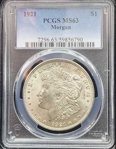 1921-P モーガン・ダラー PCGS MS63 トーニングなし #28-2