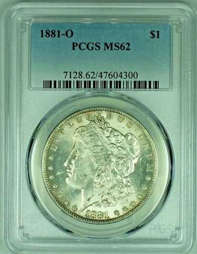 1881-O モルガン銀貨 PCGS MS 62 47