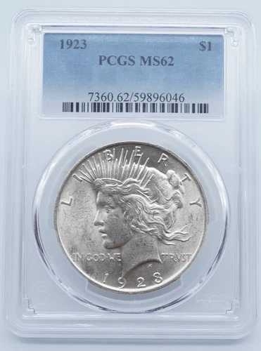 1923年 P ピース銀貨 $1 PCGS MS62 - U1275|WORLD RESOURCE【QUEEN店】