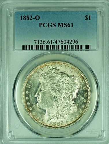 1882-O モルガン銀貨 PCGS MS 61 47｜WORLD RESOURCE【QUEEN店】