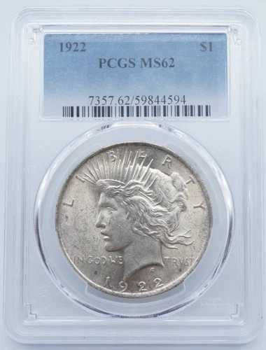 1922年 P ピース銀貨 $1 PCGS MS62 - U1209|WORLD RESOURCE【QUEEN店】