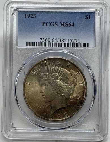 1923年 MS64 ピースダラー 未流通 PCGS 64