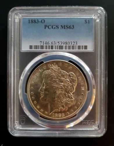 1883-O 1ドル モルガン銀貨 MS63 PCGS