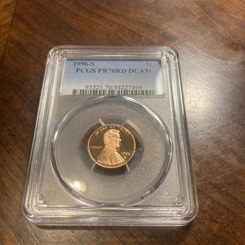 1996 S 1C リンカーン セント プルーフ PCGS PR70 RD DCAM!