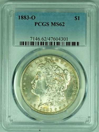 1883-O モルガン銀貨 PCGS MS 62 B 47｜WORLD RESOURCE【QUEEN店】