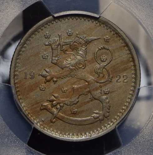 フィンランド 1922 マルカ PCGS MS63 PC0487 結合発送｜WORLD RESOURCE【QUEEN店】